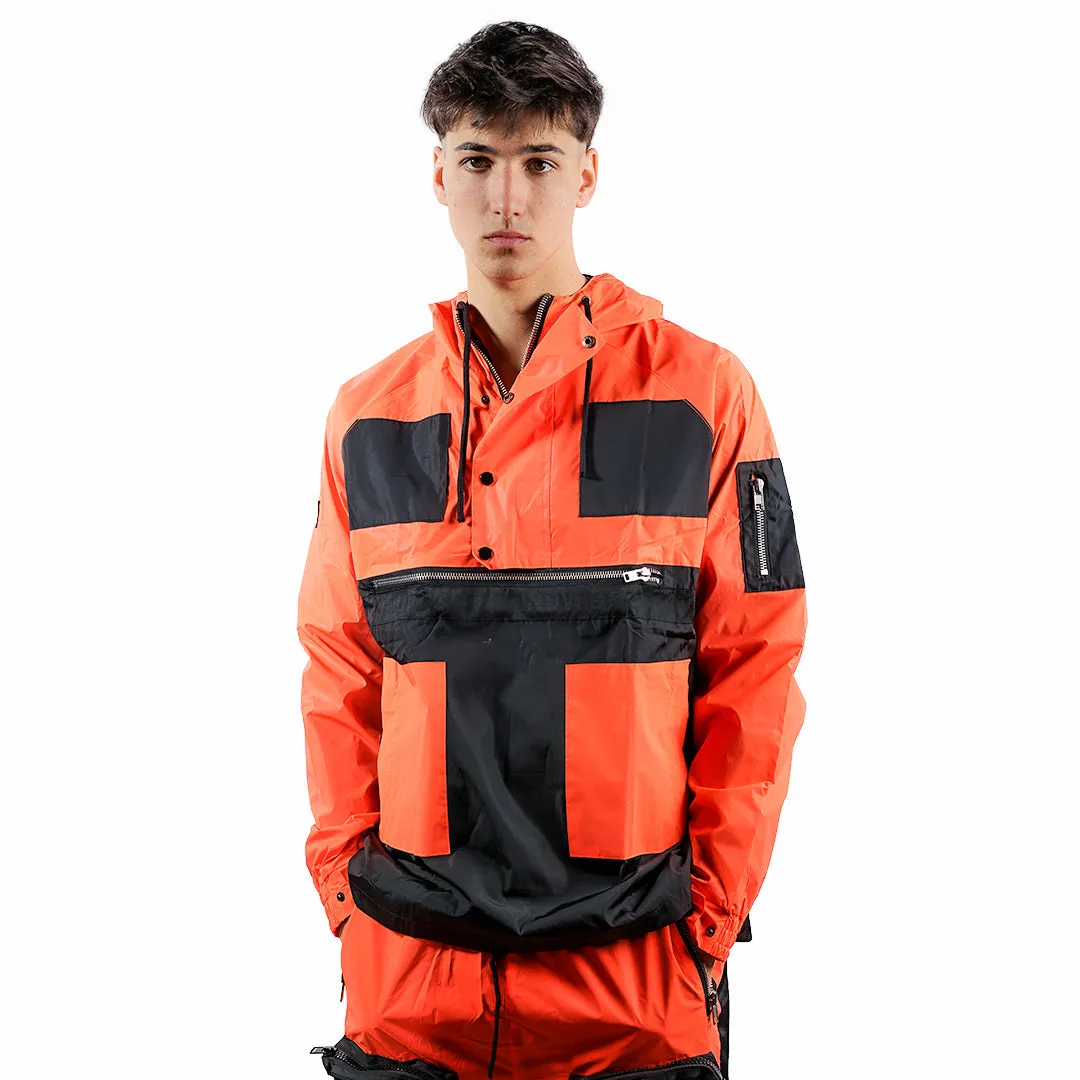 INDVLST Color Block Anorak