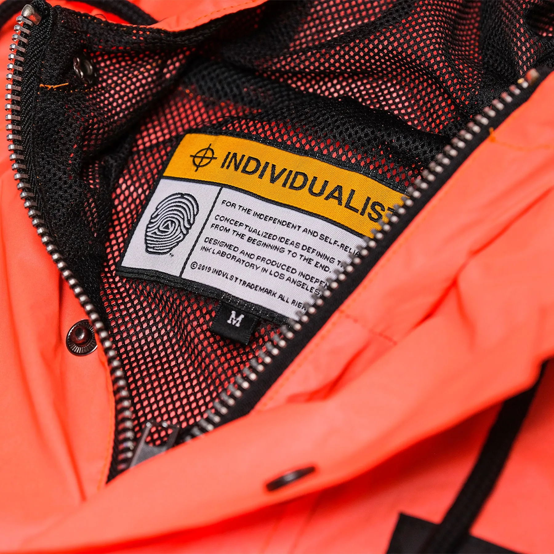 INDVLST Color Block Anorak