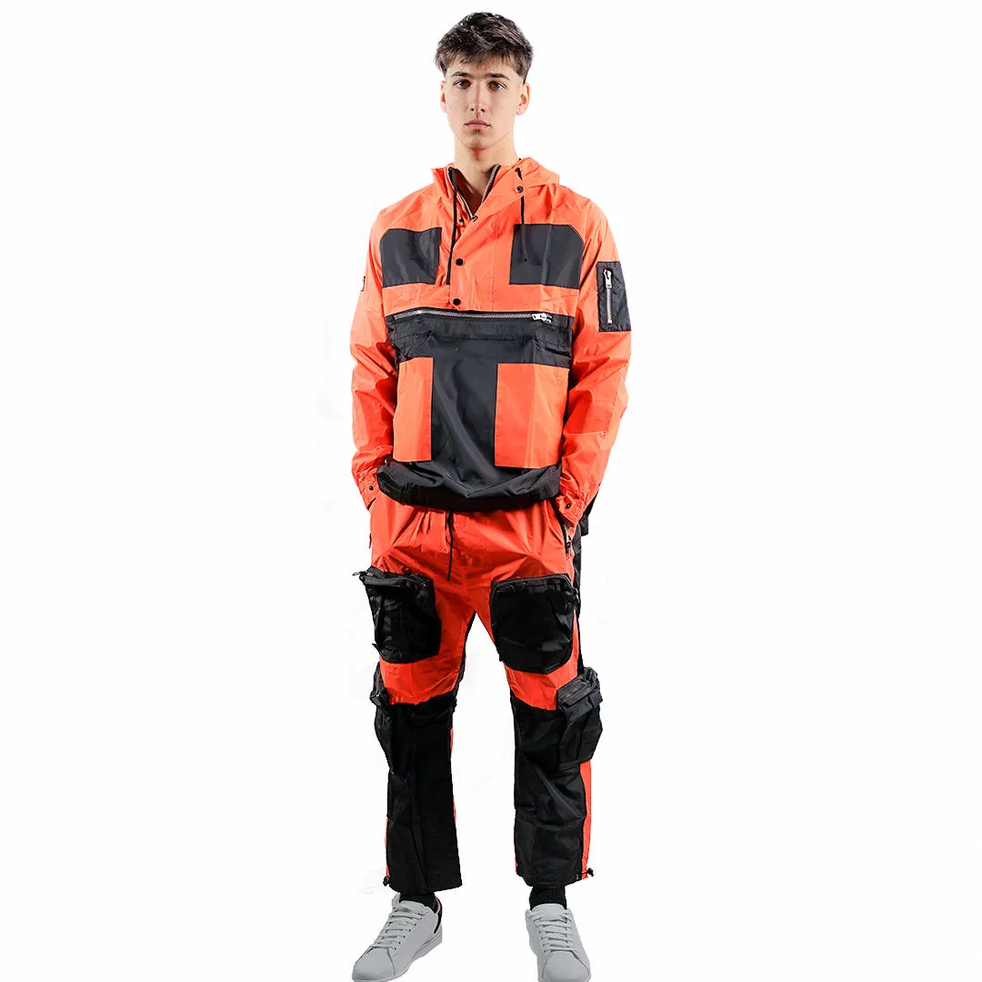 INDVLST Color Block Anorak