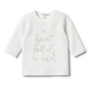 ORGANIC HEART FULL OF WONDER LONG SLEEVE TOP