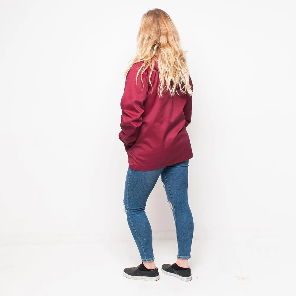 Pop - Anorak - Womens Jacket - Burgundy