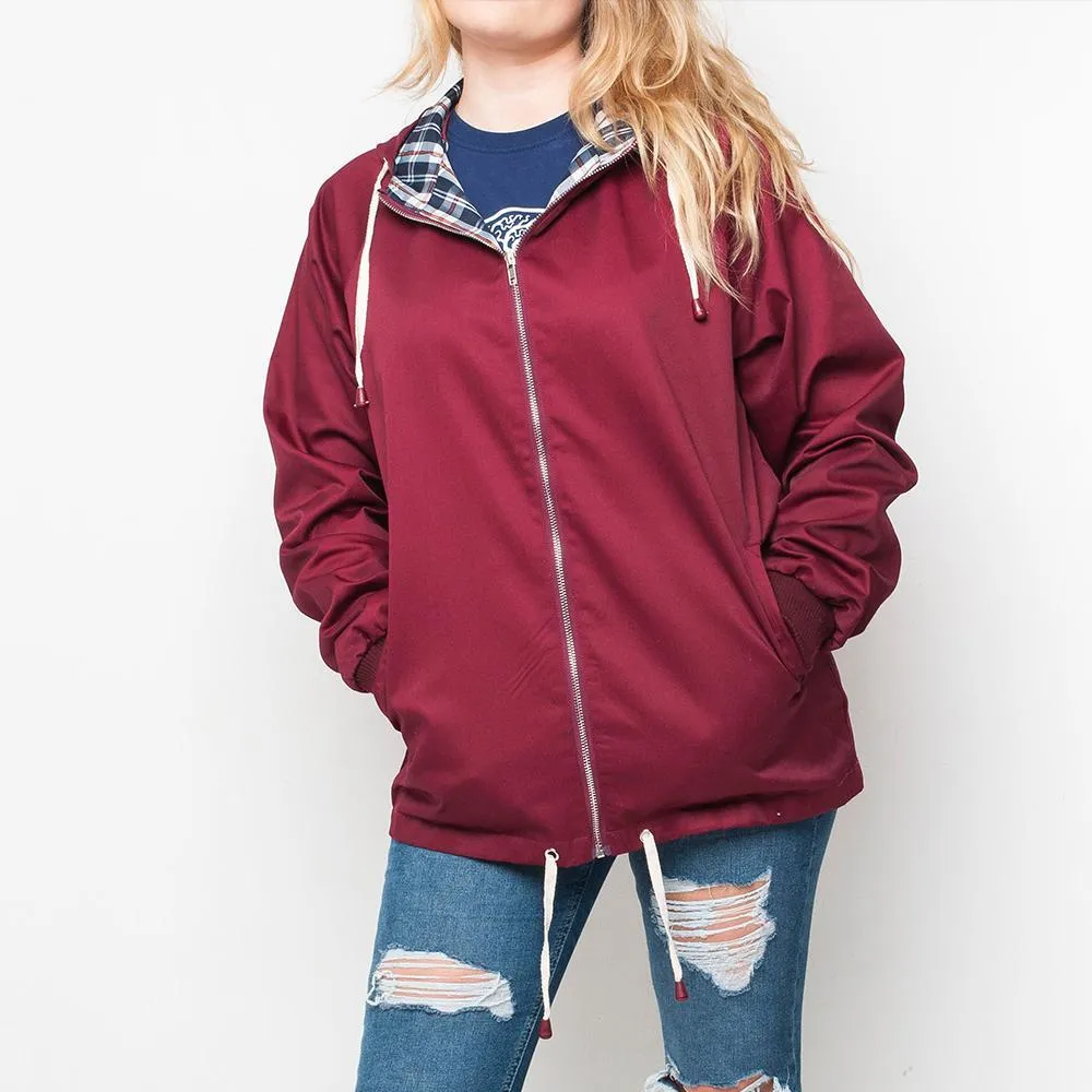 Pop - Anorak - Womens Jacket - Burgundy