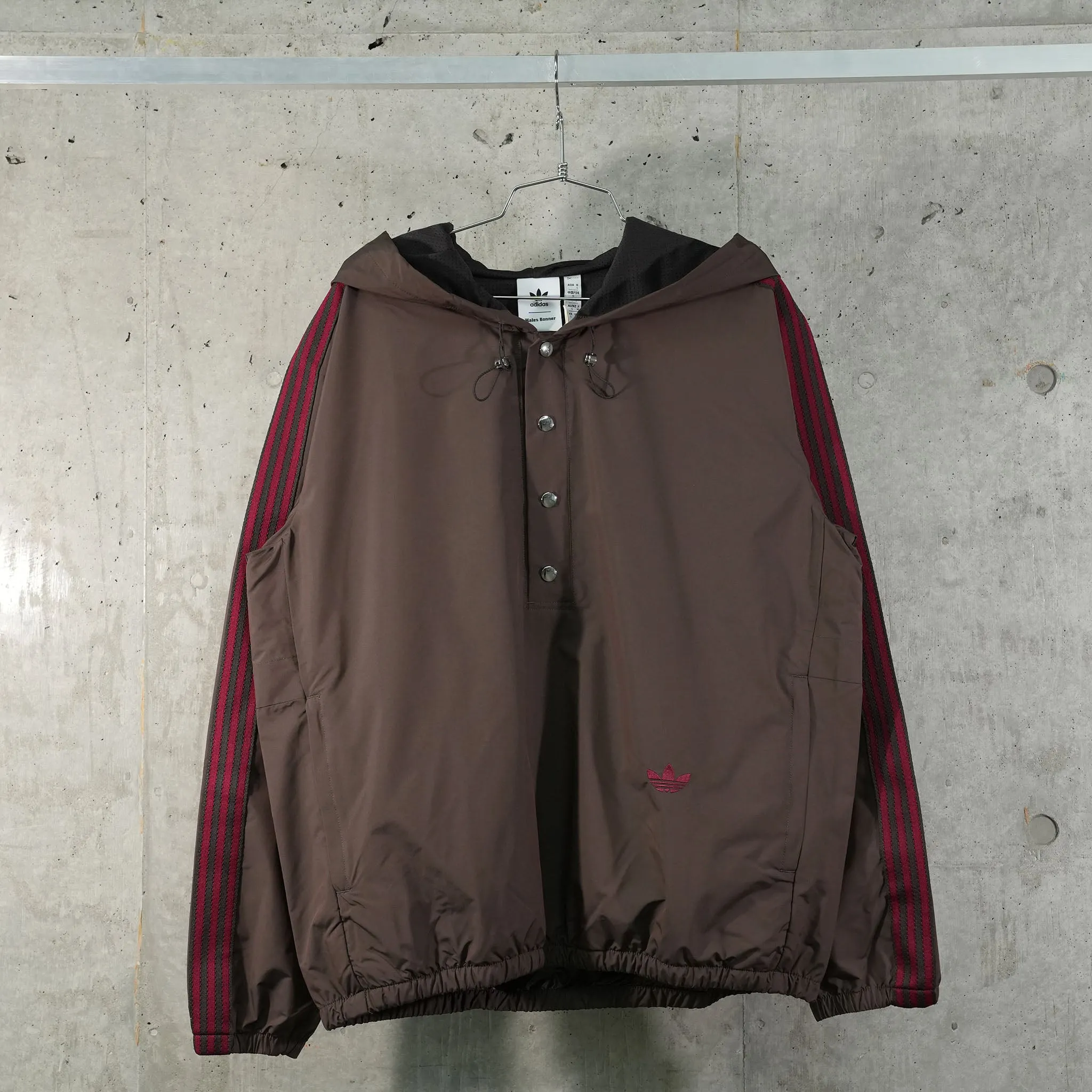 WB NYLON ANORAK / NIGHT BROWN